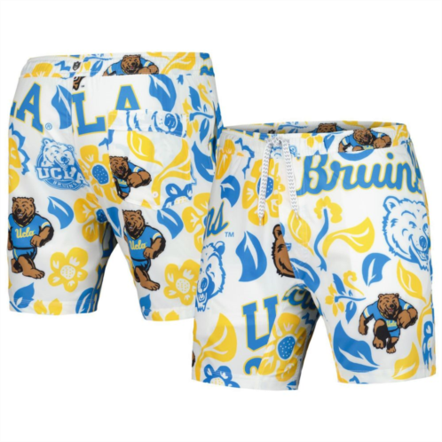 Unbranded Mens Wes & Willy White UCLA Bruins Vault Tech Swimming Trunks