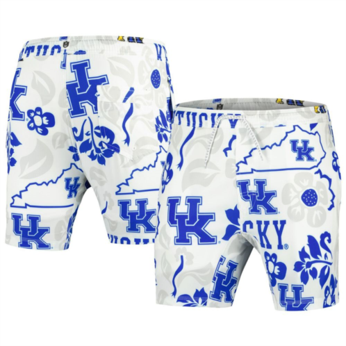 Unbranded Mens Wes & Willy White Kentucky Wildcats Vault Tech Swimming Trunks