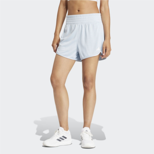 Womens adidas Pacer Essentials Knit High-Rise Shorts
