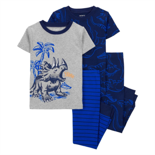 Baby & Toddler Boy Carters 4 pc Dinosaur Tops & Bottoms Pajamas Set