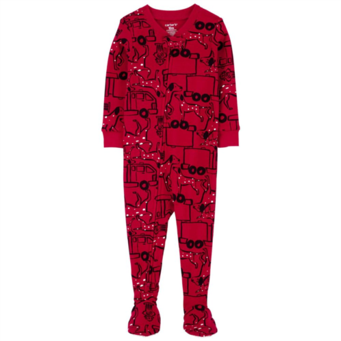 Baby & Toddler Boy Carters Firetruck Footed Pajamas