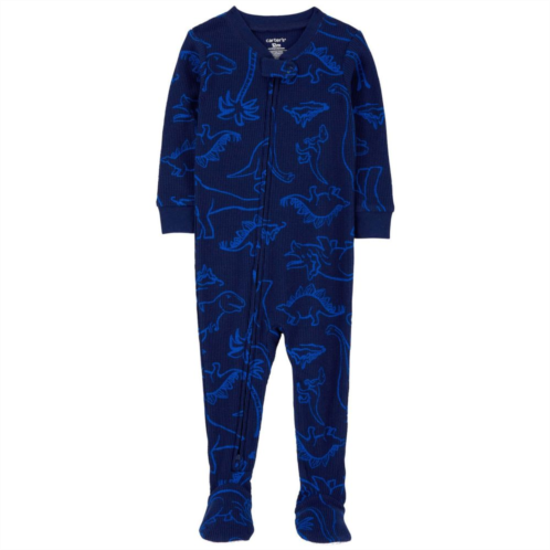 Baby Boy Carters Dinosaur Thermal Footed Pajamas