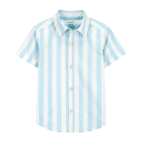 Toddler Boy Carters Striped Button-Down Shirt