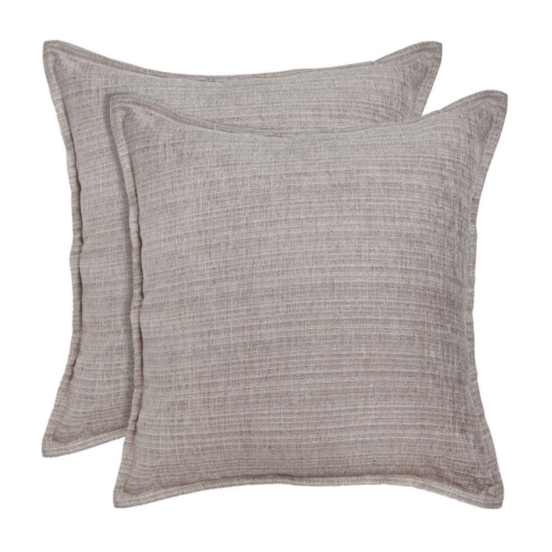 Unbranded Chenille Stripe Throw Pillow 2-piece Set