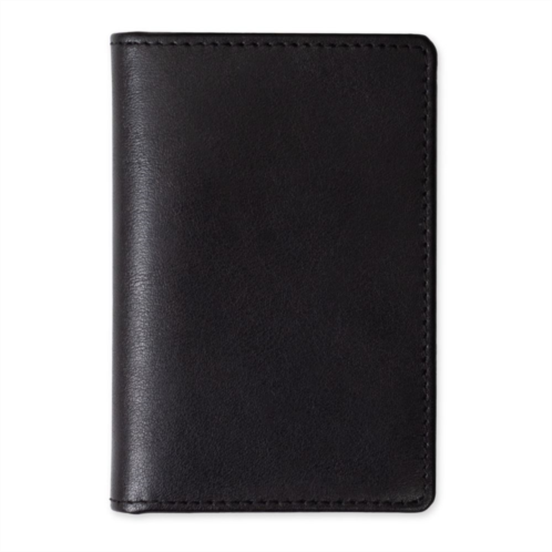 Mens Exact Fit Duofold RFID-Blocking Wallet with Metal Card Case