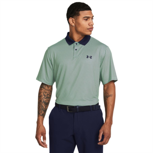 Mens Under Armour Matchplay Printed Polo