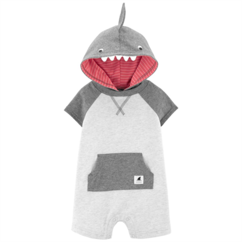 Baby Boy Carters Shark Hooded Romper