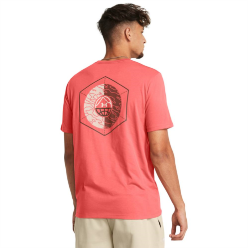 Mens Under Armour Outdoor Geo Cube Short Sleeve Graphic Tee