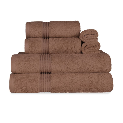 SUPERIOR 6-piece Egyptian Cotton Bath Towel Set