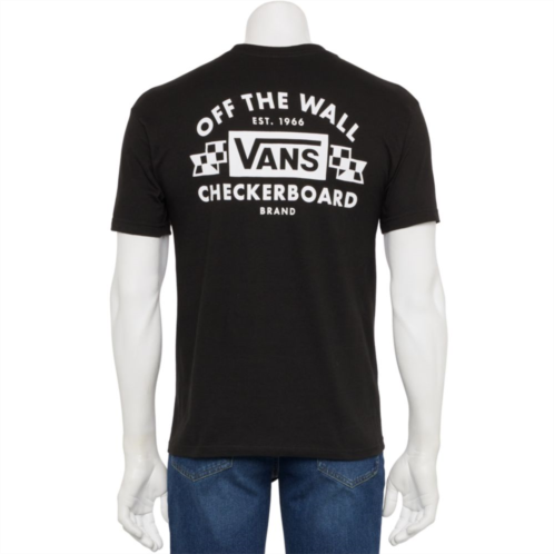 Mens Vans Off The Wall Checkerboard Short Sleeve Graphic Tee