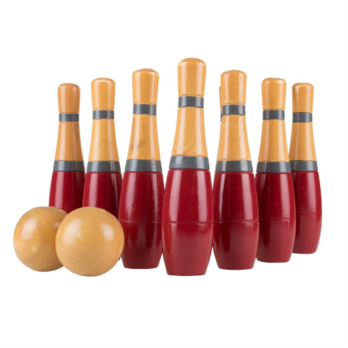 Hey! Play! Indoor/Outdoor Red Bowling Set