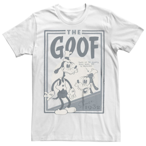 Licensed Character Disney 100 Mens The Goof Since 1932 Stamp Tee