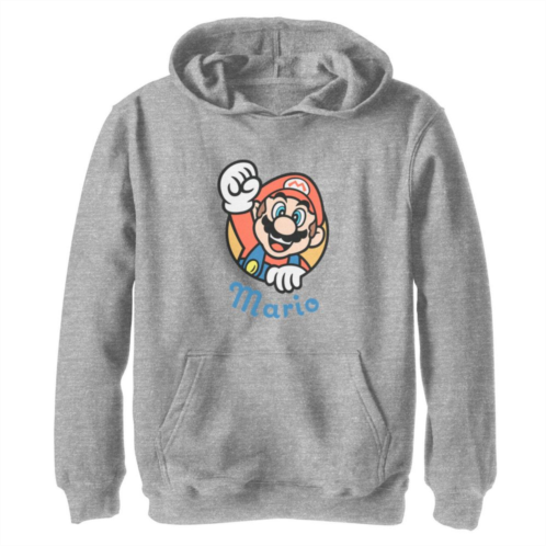 Boys 8-20 Nintendo Mario Heart Logo Hoodie