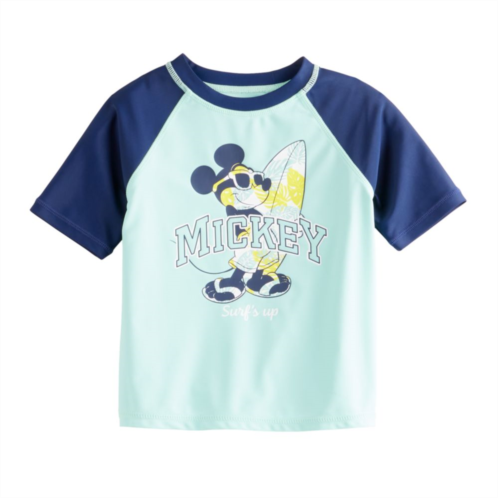 Disney/Jumping Beans Disney Mickey Mouse Baby & Toddler Boy Short Sleeve Rash Guard by Jumping Beans