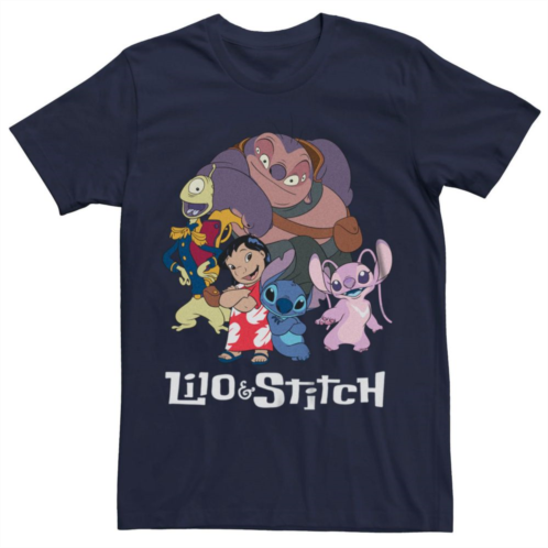 Licensed Character Disneys Lilo & Stitch Mens Not Your Average Family Photo Tee