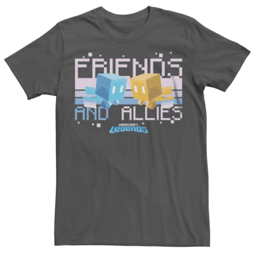 Licensed Character Mens Minecraft Legends Fairies Friends And Allies Graphic Tee