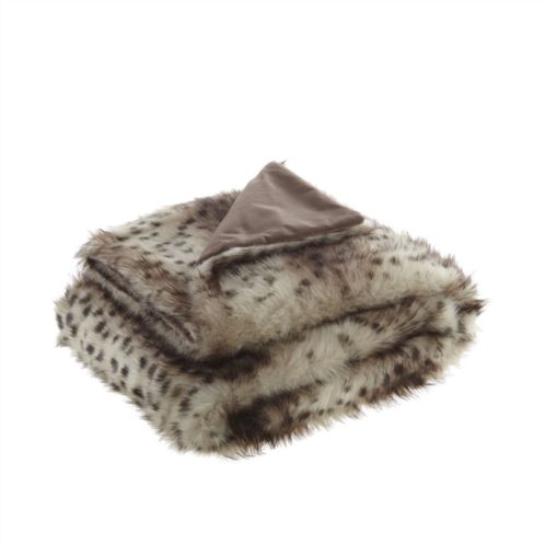 Inspired Home Kilian Knit Throw Faux