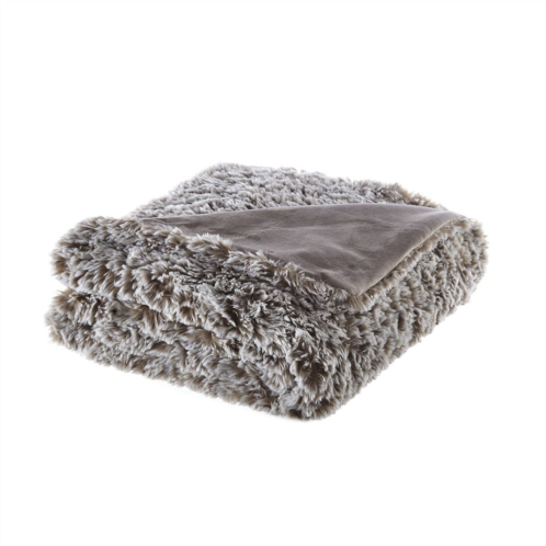 Inspired Home Jaceon Knit Throw Two Tone