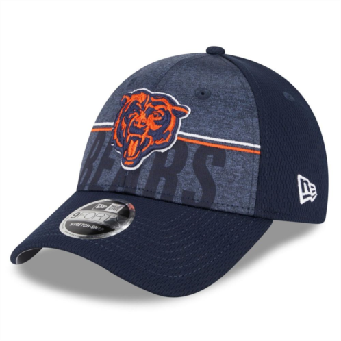 Mens New Era Navy Chicago Bears 2023 NFL Training Camp Primary Logo 9FORTY Adjustable Hat