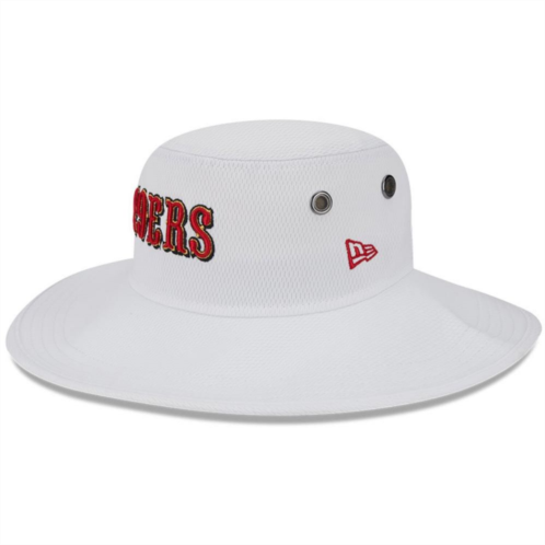 Mens New Era White San Francisco 49ers 2023 NFL Training Camp Panama Bucket Hat