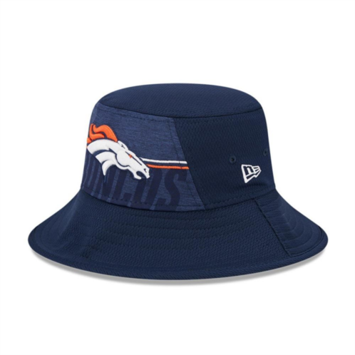 Mens New Era Navy Denver Broncos 2023 NFL Training Camp Stretch Bucket Hat
