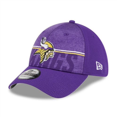 Mens New Era Purple Minnesota Vikings 2023 NFL Training Camp 39THIRTY Flex Fit Hat