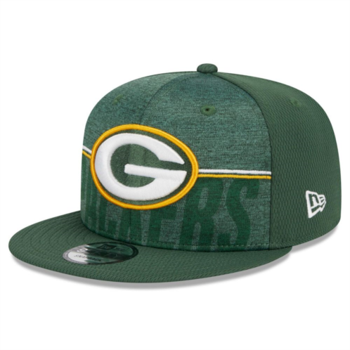 Mens New Era Green Green Bay Packers 2023 NFL Training Camp 9FIFTY Snapback Hat
