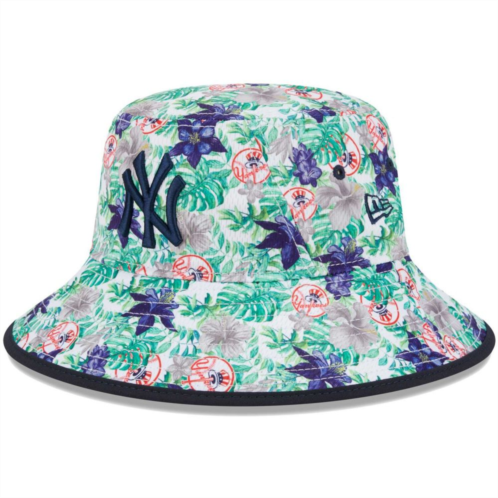 Mens New Era New York Yankees Tropic Floral Bucket Hat