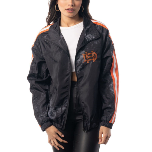 Unbranded Womens The Wild Collective Black Houston Dynamo FC Full-Zip Track Jacket