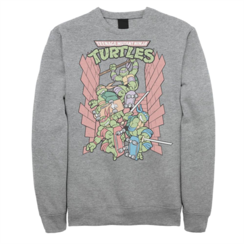 Mens Nickelodeon Teenage Mutant Ninja Turtles Retro Skate Fleece Sweatshirt
