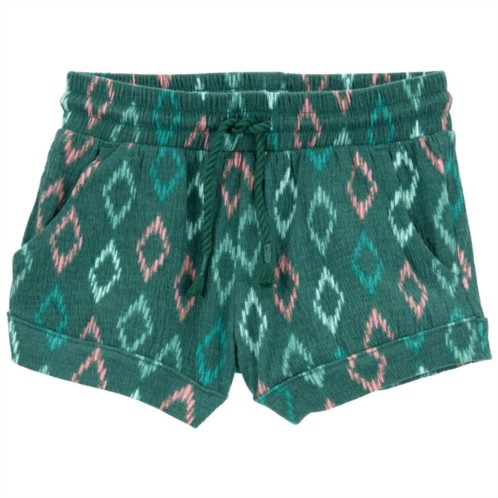 Toddler Girl Carters Geo Print Pull-On French Terry Shorts