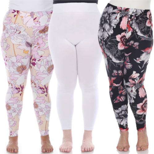 WM Fashion Plus Size Pack of 3 Leggings