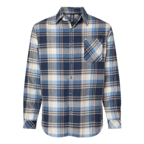 Burnside Open Pocket Long Sleeve Flannel Shirt
