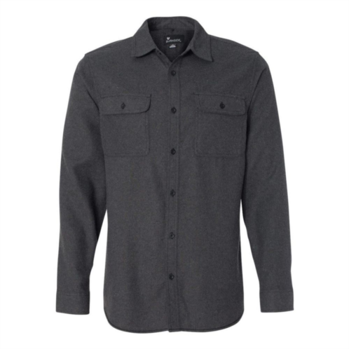 Burnside Solid Long Sleeve Flannel Shirt