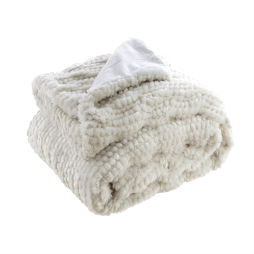 Inspired Home Baron Knit Throw Extra Soft, Silk Touch