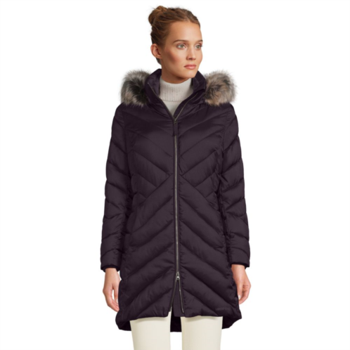 Womens Lands End Insulated Plush Lined Winter Coat