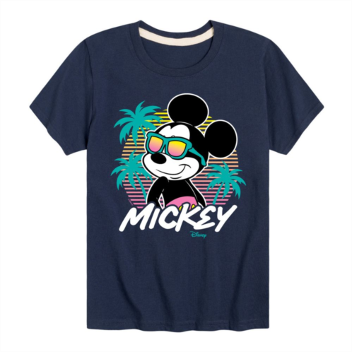 Dinsey Disneys Mickey Mouse Boys 8-20 Sunset Shades Graphic Tee