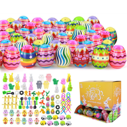Department Store Colorful Egg DIY Craft, Plastic Easter Eggs Candies - Chocolate Gift Boxes for Kids