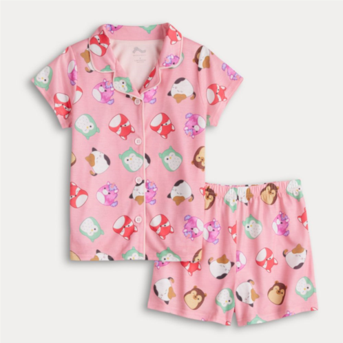 Licensed Character Girls 6-14 Squishmallow Top & Shorts Pajama Set