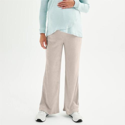Maternity Sonoma Goods For Life Over-The-Belly Wide Leg Pants