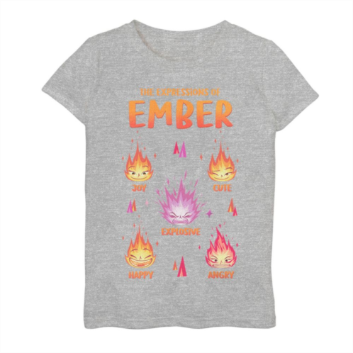 Licensed Character Disneys Elemental Girls 7-16 The Expressions Of Ember Graphic Tee