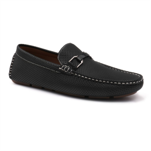Aston Marc Mens Embossed Loafers