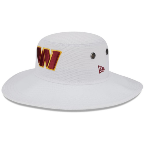 Mens New Era White Washington Commanders 2023 NFL Training Camp Panama Bucket Hat