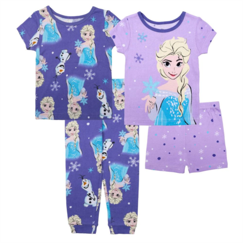 Licensed Character Disneys Frozen Elsa & Olaf Toddler Girl 4-piece Frozen Fun Pajama Set