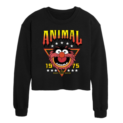 Licensed Character Disneys The Muppets Juniors Animal Cropped Crew Fleece