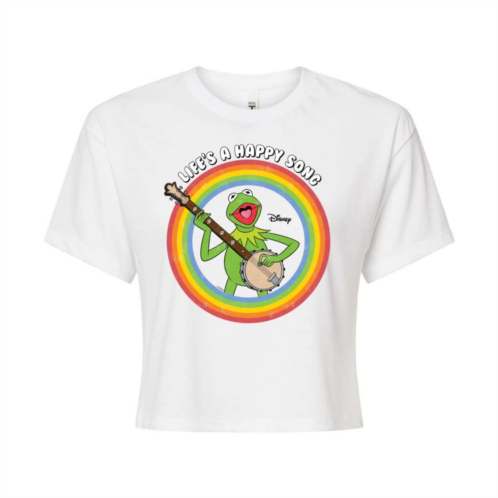 Licensed Character Disneys The Muppets Juniors Happy Song Cropped Tee