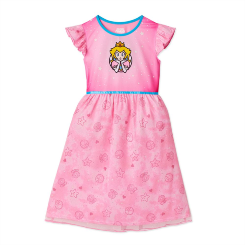 Licensed Character Toddler Girl Princess Peach Fantasy Gown