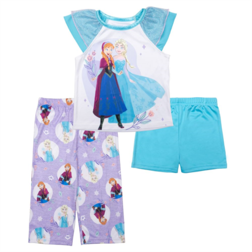 Licensed Character Disneys Frozen Anna & Elsa Toddler Girl Frozen Love Top & Bottoms Pajama Set