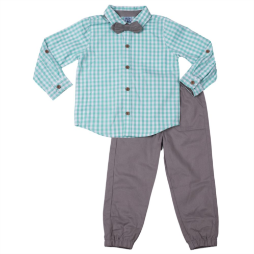 Baby Boy Little Lad Shirt, Pants & Bowtie Set