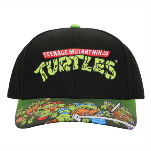Mens Nickelodeon TMNT Classic Retro Logo Snapback Hat